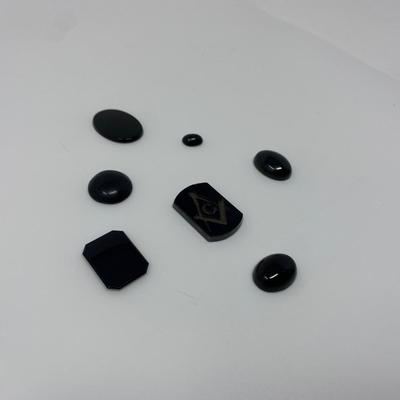Collection of Black Onyx Stones