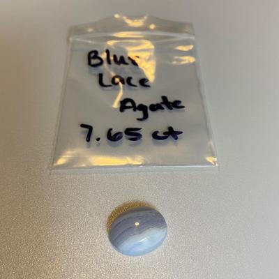 Rare Natural Blue Lace Agate Stone