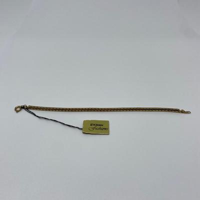 Vintage Roman Gold Bracelet w/ Tag