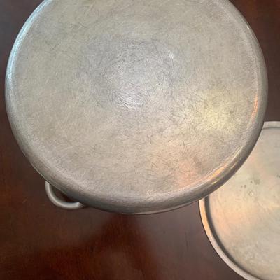 Large aluminum pot with lid 9â€H 10â€diameter