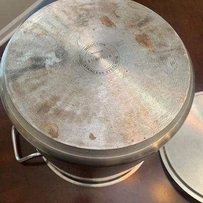 Stainless steel induction Eurodib 18/10 large pot