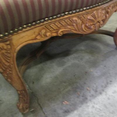 Pair of Vintage Chairs with Carved Wood