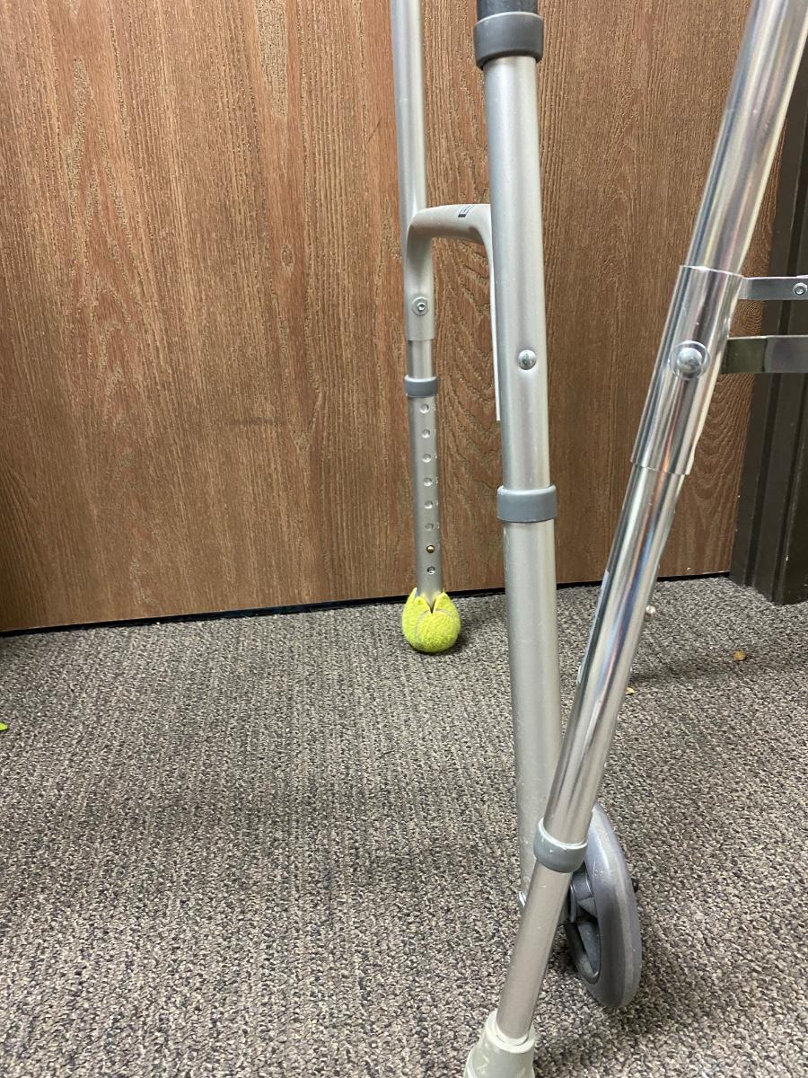 Standard Aluminum Folding Walker & a Half Walker