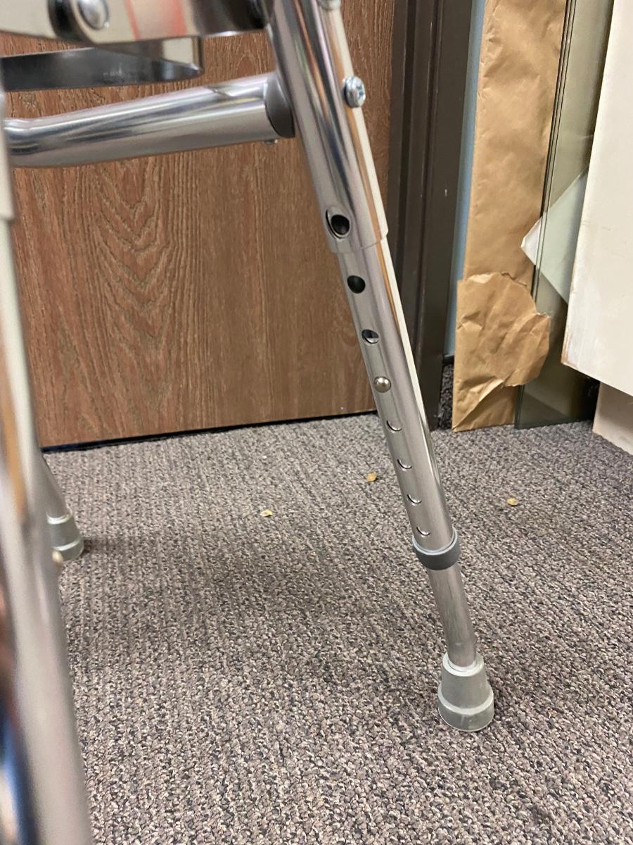 Standard Aluminum Folding Walker & a Half Walker