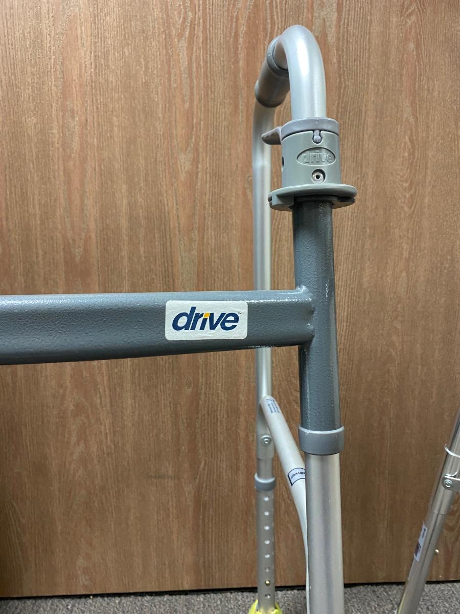 Standard Aluminum Folding Walker & a Half Walker