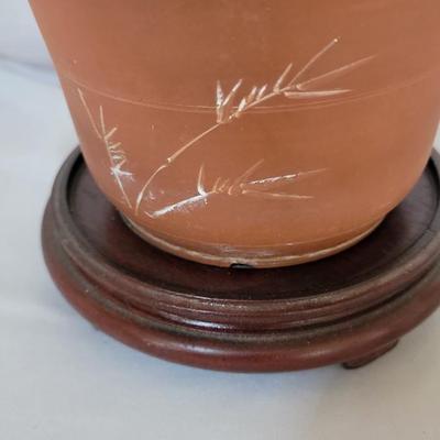 Embossed pottery