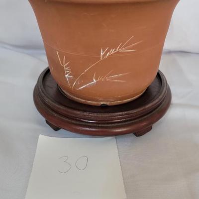 Embossed pottery