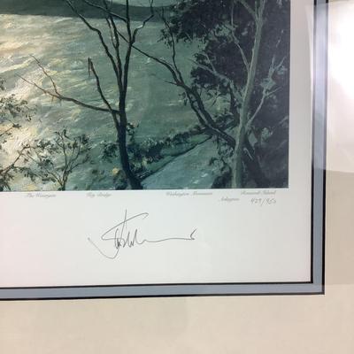 6144 Paul McGehee Georgetown " Moonlight On The Potomac River" signed and numbered