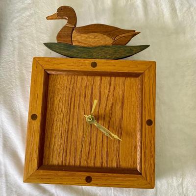 Lot of Six Wooden Clocks and Barometer (BR1-SL)