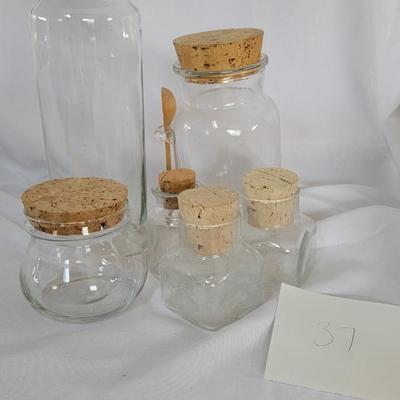 Glass stoppered containers