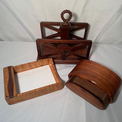 Unique Wooden Desk Organizers (FR-KW)