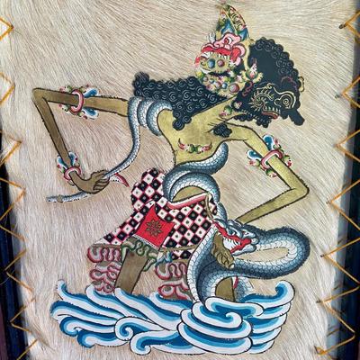 Vintage Unique Balinese/Indonesian Wall Art (BR1-SL)