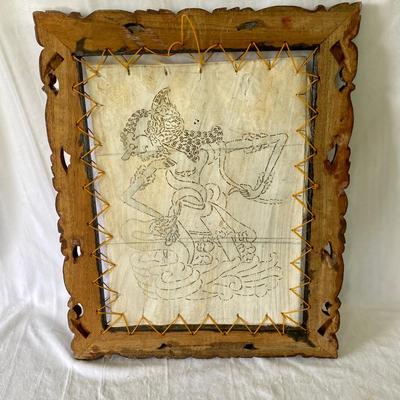 Vintage Unique Balinese/Indonesian Wall Art (BR1-SL)