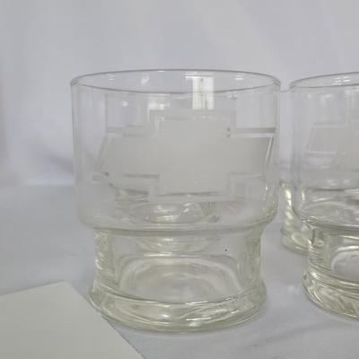Chevrolet glass tumblers