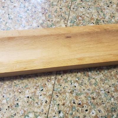 Marble rolling pin with wooden stand