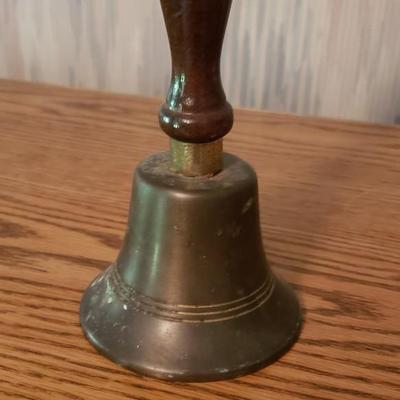 Brass & wood bell