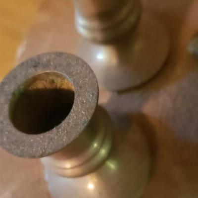 Brass candle holders
