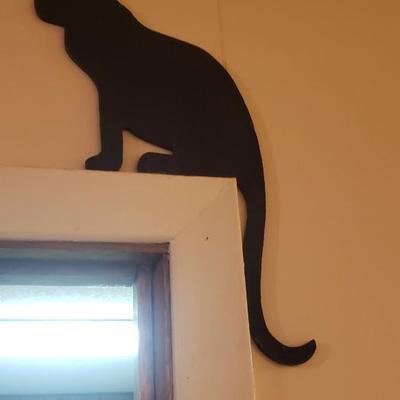 Wood cat  cutout