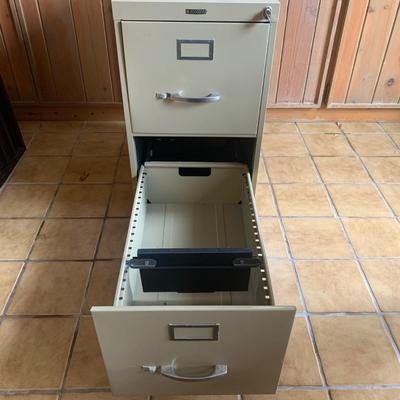 Anderson Hickey Co. Two Drawer Metal Filing Cabinet (FR-KW)