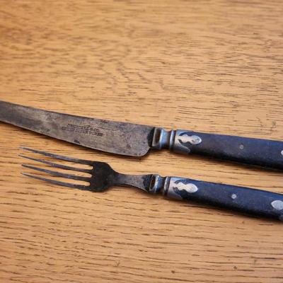 Early J. Russell & Co. Green River Knife & Fork