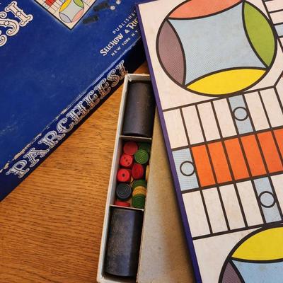 Vintage Parcheesi Game