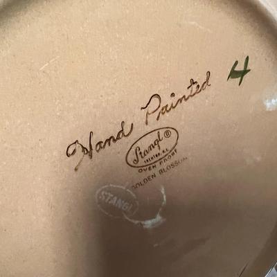 Vintage STANGL Pottery Golden Blossom. Plates