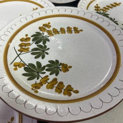 Vintage STANGL Pottery Golden Blossom. Plates