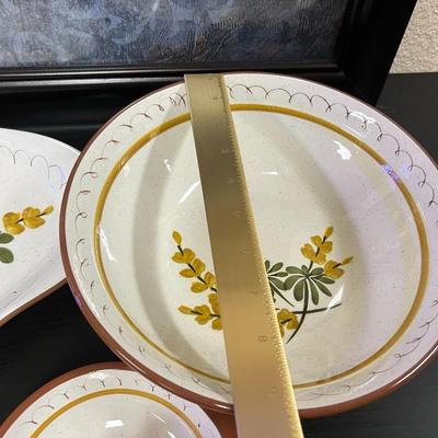 Vintage STANGL Pottery Golden Blossom Dishes
