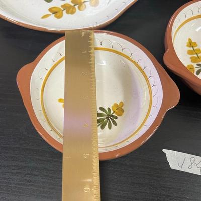 Vintage STANGL Pottery Golden Blossom Dishes