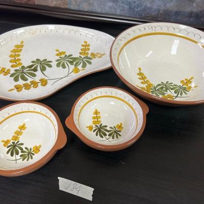 Vintage STANGL Pottery Golden Blossom Dishes
