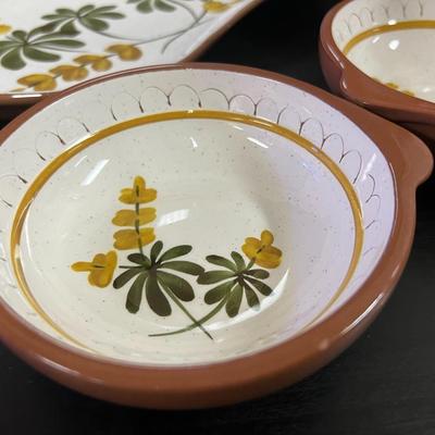 Vintage STANGL Pottery Golden Blossom Dishes