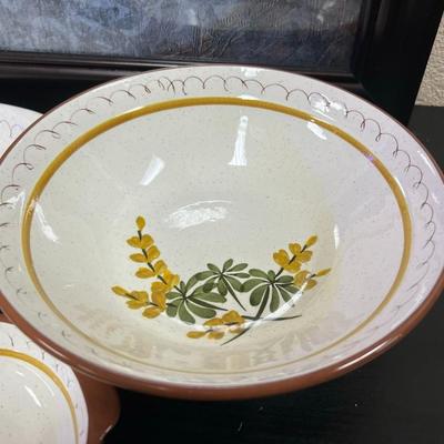 Vintage STANGL Pottery Golden Blossom Dishes