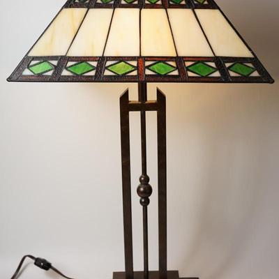 REPRODUCTION PRAIRIE ARTS AND CRAFTS STYLE TABLE LAMP