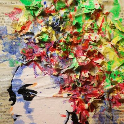 "THE AWAKENING " PAPER ART -FRAMED