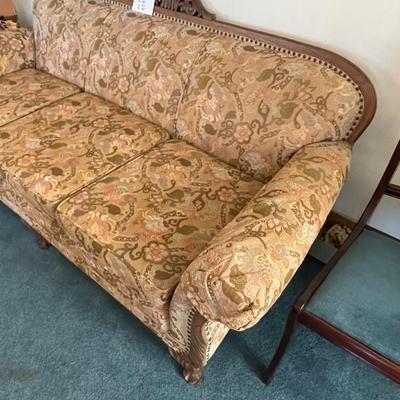 Vintage Pink Floral Couch from Mc Gilligan's of Middleton