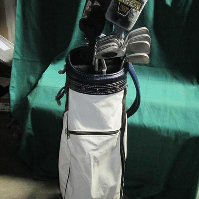Master Grip Golf Clubs and Bag