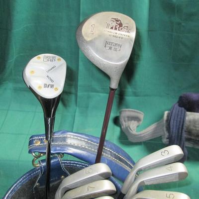 Master Grip Golf Clubs and Bag