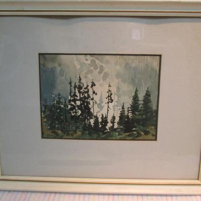 Tree Watercolor by Thomas and Ted Lewy Print
