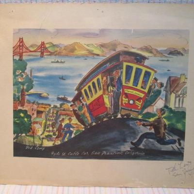 Tree Watercolor by Thomas and Ted Lewy Print