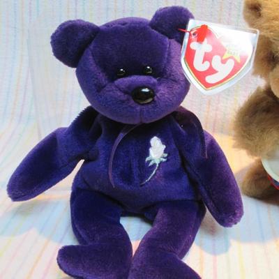 Vintage Toys Including Princess Diana Beenie Bear