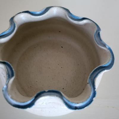 Signed Pottery Platter and Bowl (LR-DW)