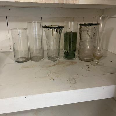 Glass Vases & Flower Frogs (L-MG)