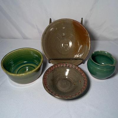 Assortment of Signed Local Pottery (FR-KW)