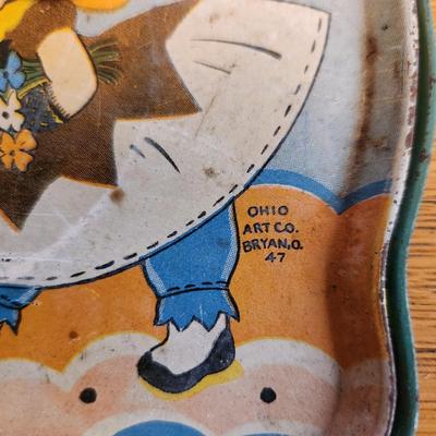 Child's Metal Plates and Trays
