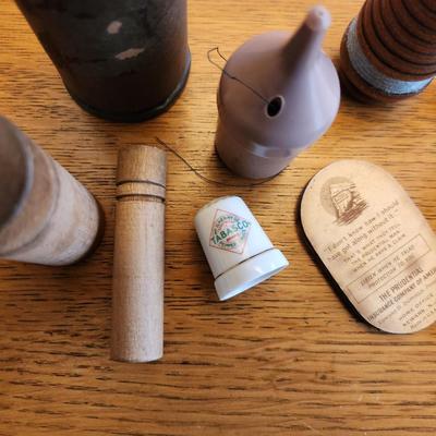 Vintage Needle Containers