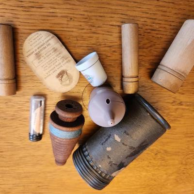 Vintage Needle Containers
