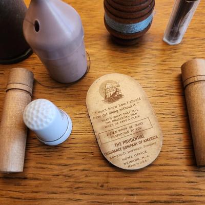 Vintage Needle Containers