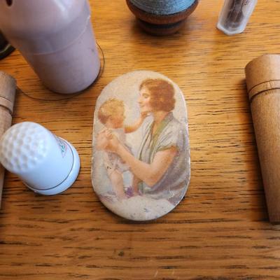 Vintage Needle Containers