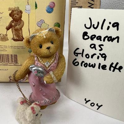 Cherished Teddies Julia Bearon Gloria Growlette