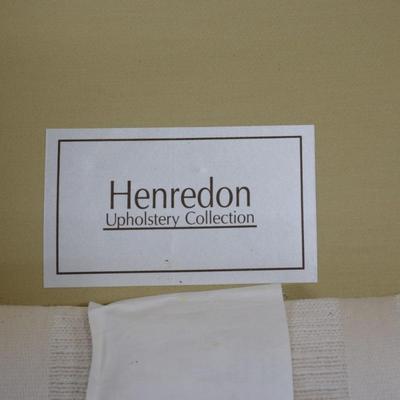 Henredon 7' White Sofa